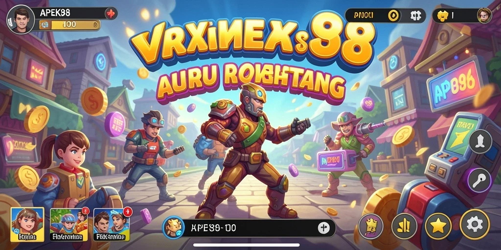 Screenshot gameplay APEK88 menampilkan keseruan permainan arcade.