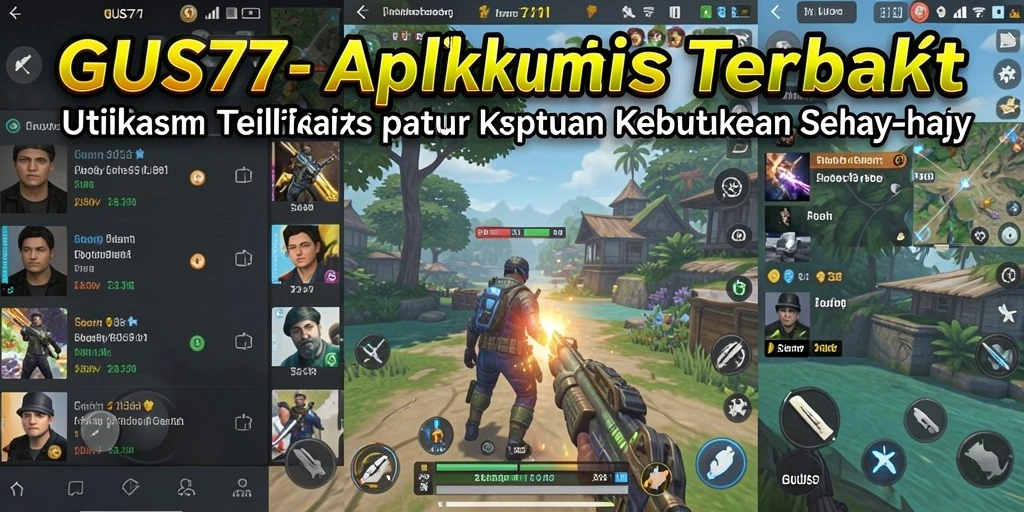 Tampilan antarmuka GUS77 yang intuitif dan mudah digunakan.