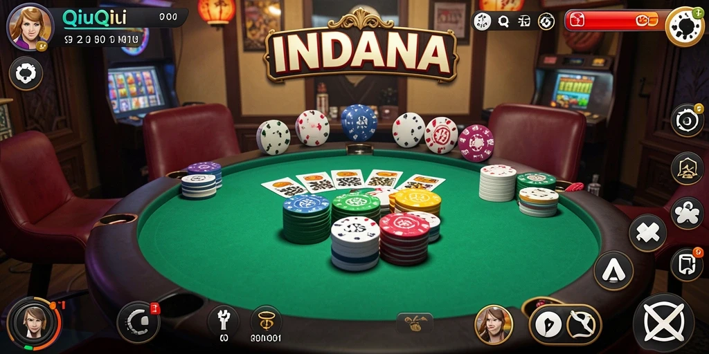 Gameplay seru dan kompetitif dari QiuQiu INDAAA.