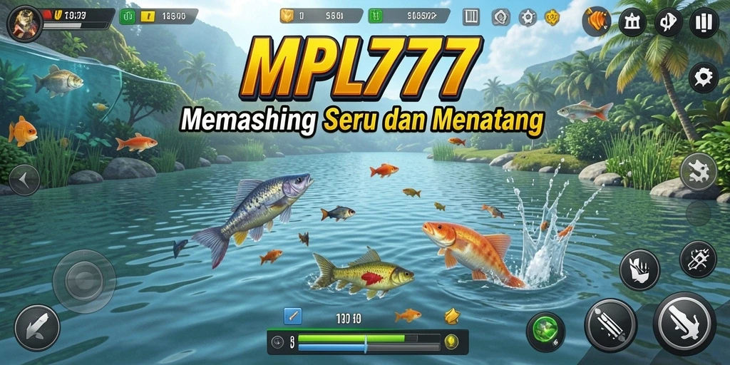 Tampilan gameplay MPL777 dengan aksi memancing yang seru.
