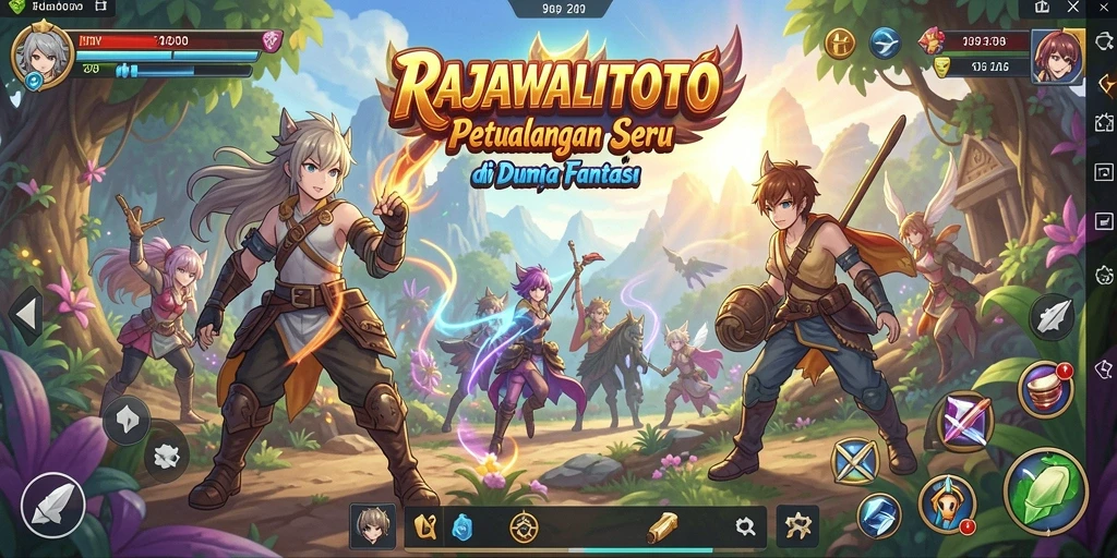 Tampilan gameplay RAJAWALITOTO yang menakjubkan dan penuh aksi.
