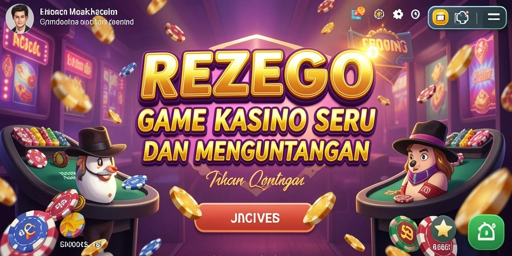Tampilan gameplay menarik dan penuh warna di REZEGO.