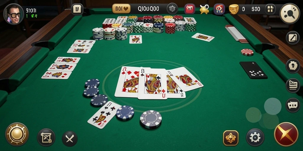 Tampilan menarik dari gameplay QiuQiu di SD107.
